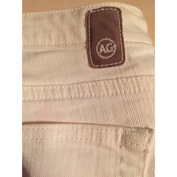 Adriano Goldschmied Women's Jeans The Crop Ivory Stretch Size 32 X 21 New! $165 - Picture 11 of 12